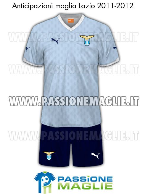 Disegno maglia Lazio 2011-2012
