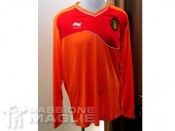 La maglia arancione da portiere del Belgio 2011-2012