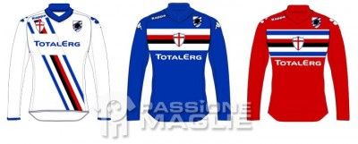 Disegno maglie Sampdoria 2011-2012