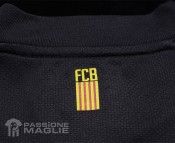 La bandiera catalana sul retro del colletto nella seconda maglia del Barca