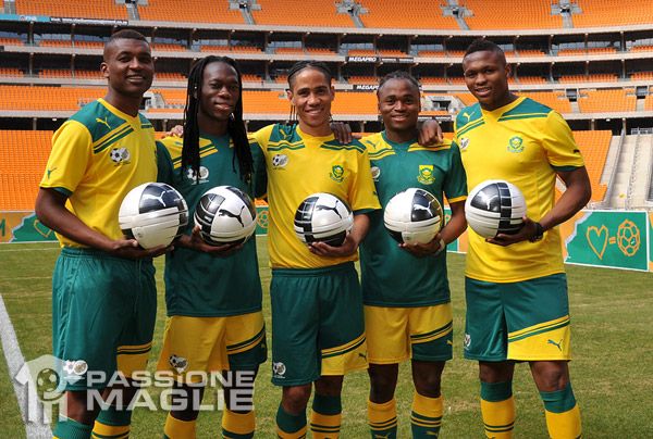 Divise della nazionale Sudafricana 2011-2012