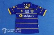 Quarta maglia del Parma 2011-2012 blu con righe gialle