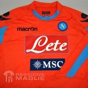 Maglia da portiere arancione del Napoli 2011-2012