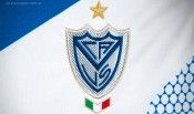 Lo stemma del Velez Sarsfield ricamato sulla prima maglia
