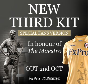 Volantino lancio terza maglia Fulham