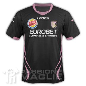 Terza divisa Palermo 2011-2012 marchio Burger King