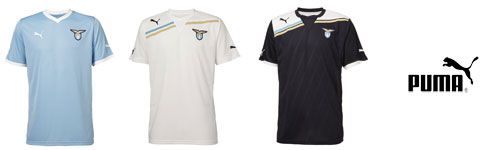 Le tre maglie della Lazio in omaggio