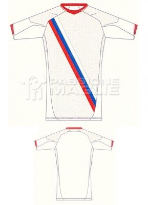 Bozzetto casacca away Russia 2012