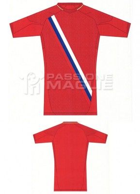 Bozza della prima maglia per la Russia 2012