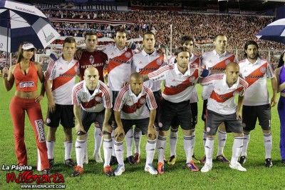 River Plate - Deportivo Merlo Formazione del River Plate nella partita contro il Deportivo Merlo