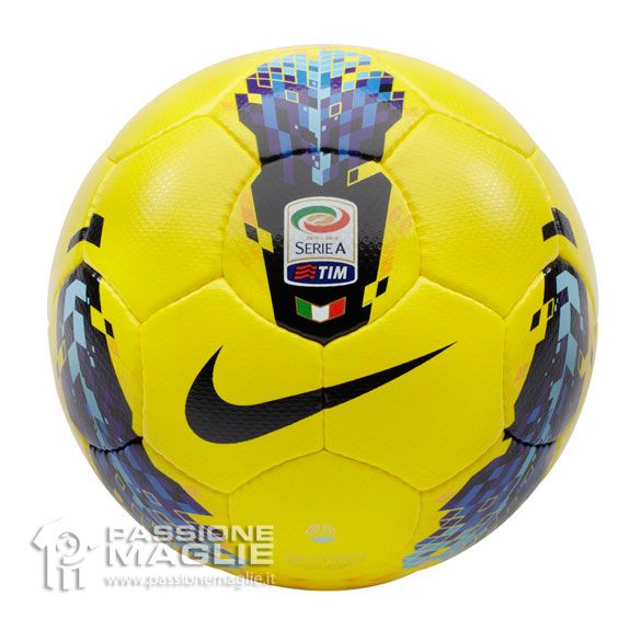 Pallone Nike Seitiro Hi-Vis giallo Serie A 2011-2012