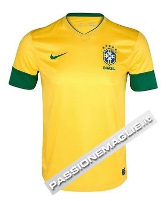 Maglia del Brasile 2012 gialla