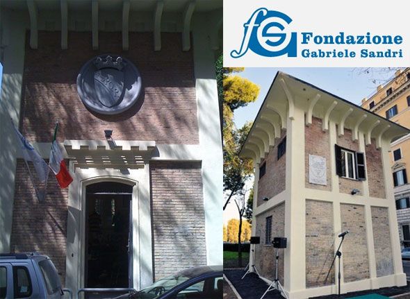 Sede della Fondazione Sandri in Piazza della Libertà a Roma Biblioteca del Calcio in Piazza della Libertà