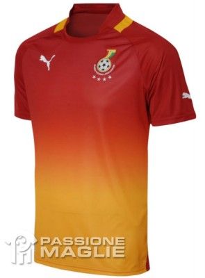 Ghana away 2012 Puma Maglia trasferta Ghana 2012