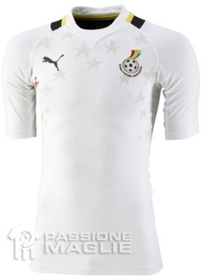 Prima maglia del Ghana 2012 Kit Ghana home 2012 Puma