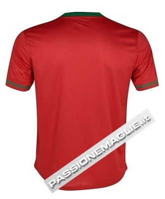 Portogallo home 2012 retro Il retro della maglia casalinga per la nazionale portoghese