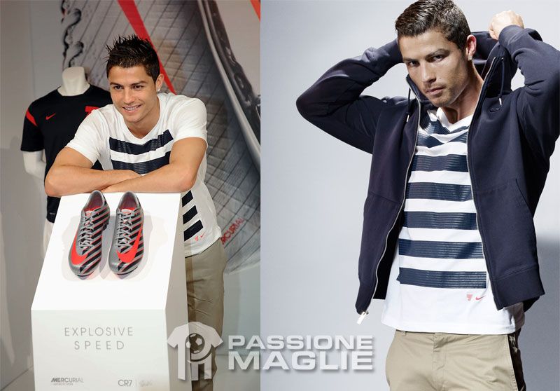 Ronaldo a Madrid per la collezione Nike CR7