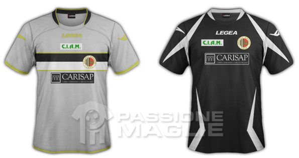 Ascoli 2011-2012 seconda e terza maglia Ascoli 2011-2012 away