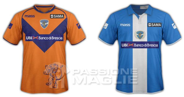 Brescia terza e centenario 2011-12 Terza maglia arancione Brescia