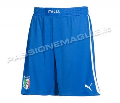 Pantaloncini azzurri Italia 2012 Puma