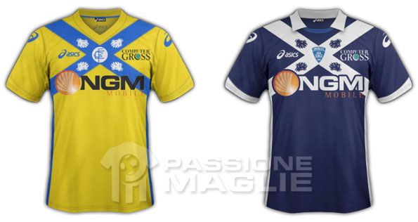 Empoli 2 Maglie Empoli terza gialla e portiere blu