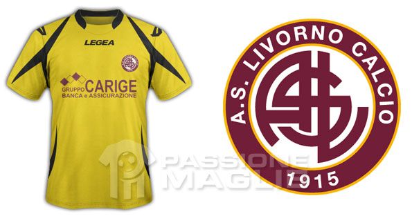 Livorno 2 Terza divisa Livorno gialla