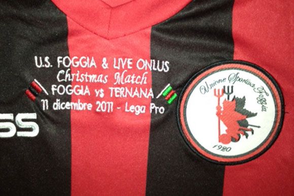 Maglia Christmas match Foggia-Ternana