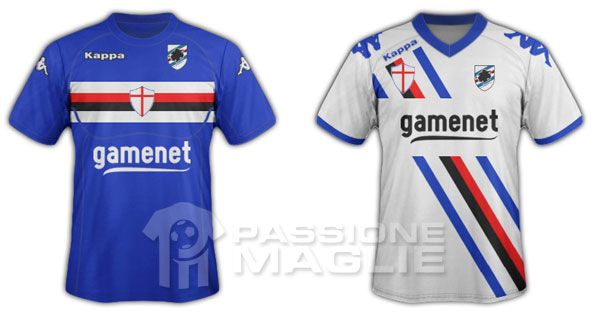 Sampdoria 1 Sampdoria home away 2011-12