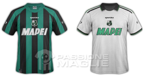 Sassuolo 1 Sassuolo prima e seconda maglia
