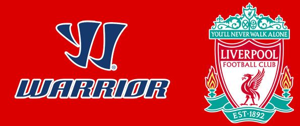 Logo Liverpool e Warrior