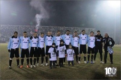 Formazione Alessandria Squadra Alessandria prima del match con il Rimini