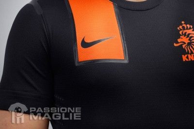 Inserto arancione Olanda Dettaglio pannello arancio maglia Olanda