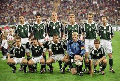 Formazione tedesca contro l'Inghilterra