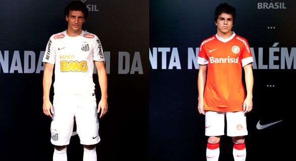 Internacional e Santos kits 2012