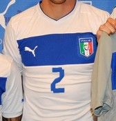 Numero modificato maglia Italia 2012