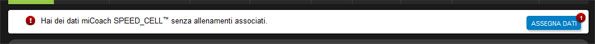Assegna dati micoach