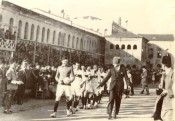Un'immagine della prima partita della nazionale turca La prima partita della Turchia