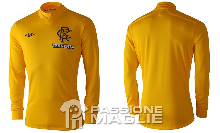 Rangers maglia portiere gialla 2012-13