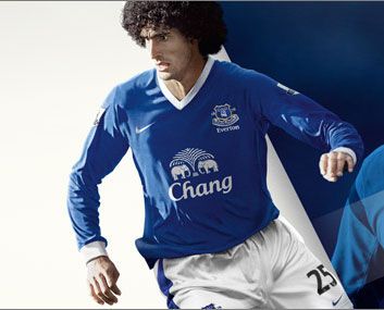 Kit home Everton 2012-2013 Nike