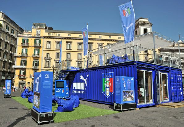 Store ufficiale Puma-Figc a Napoli e Roma per gli Europei 2012