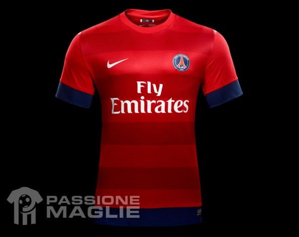 Seconda maglia del Paris Saint-Germain 2012-2013 Nike PSG away 2012-2013