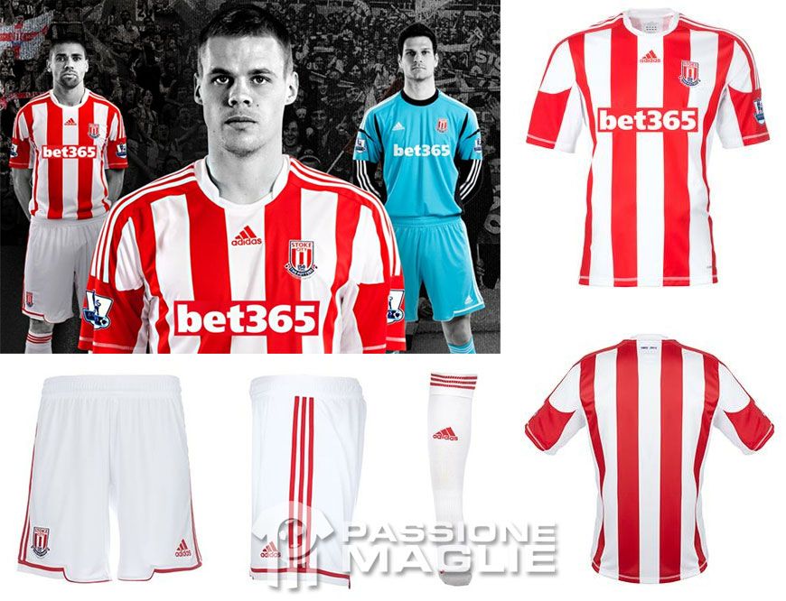 Prima maglia Stoke City adidas 2012-2013