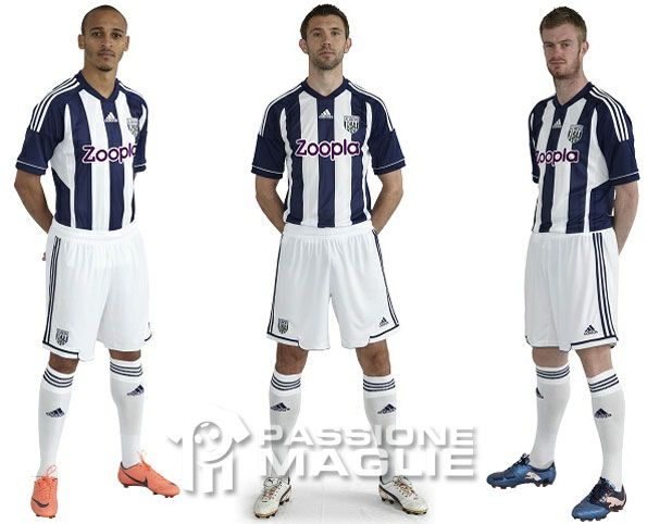 West Bromwich Albion kit home 2012-2013