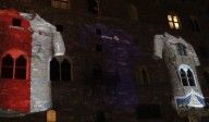 Le tre maglie Joma della Fiorentina, proiettate sul Palazzo Vecchio  Maglie Joma Fiorentina, proiettate sul Palazzo Vecchio