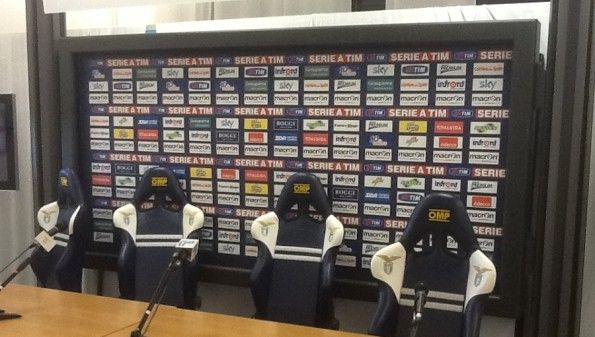 Conferenza stampa Lazio-Macron