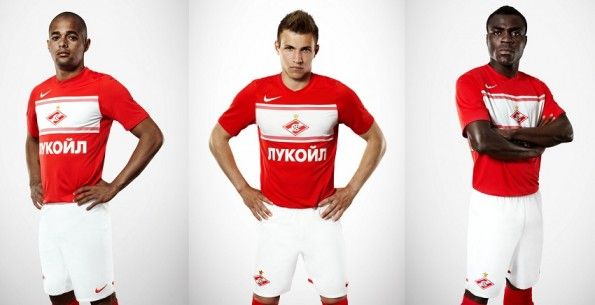 La divisa Nike dello Spartak Mosca 2012-2013