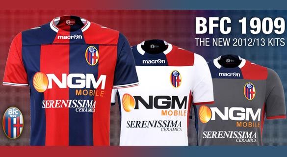 Kit Macron del Bologna 2012-2013