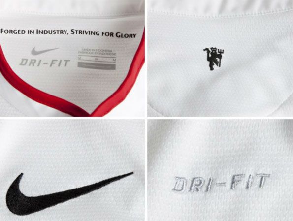 Dettagli maglia replica Manchester United away