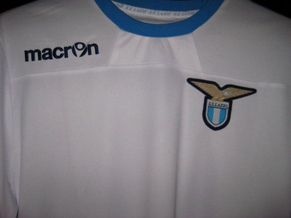 Colletto terza maglia Lazio bianca