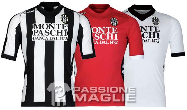 Le divise del Siena 2012-2013 Kappa Maglie Siena 2012-2013